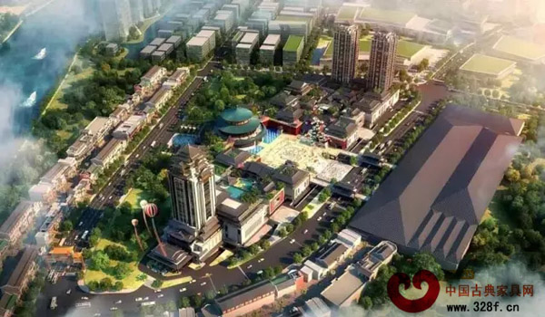 中国（大涌）红木文化博览城概念图