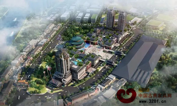 红博城全景效果图 红博城全景效果图