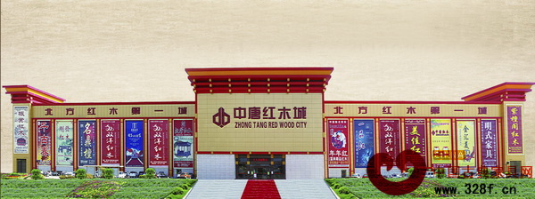 中唐红木城外景 中唐红木城外景