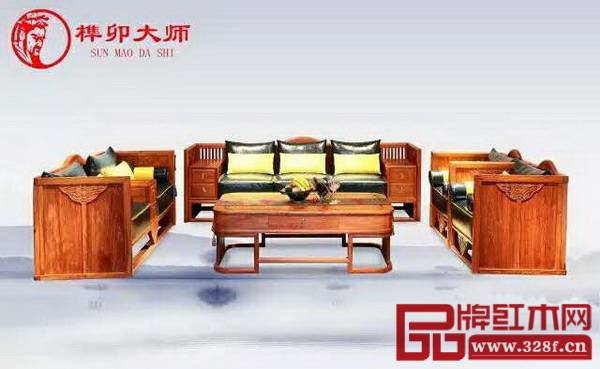 榫卯大师《心心相印沙发》