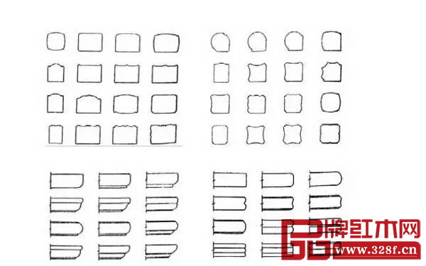 明式家具常见的线形 明式家具常见的线形