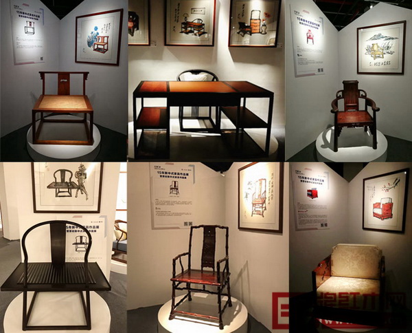 “15年新中式家具经典作品展”展出部分作品
