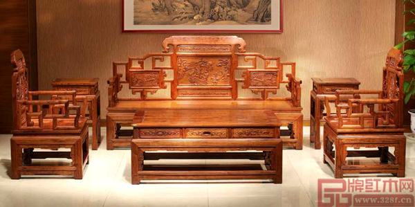 一品居家具檀香木沙发 