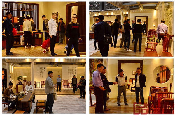 国寿红木·墨荷展馆吸引了众多观展者 国寿红木·墨荷展馆吸引了众多观展者