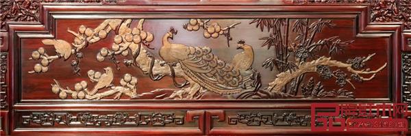 沁园居东非酸枝《百子千孙沙发》细节图