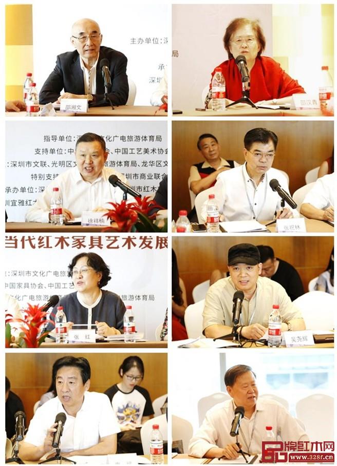 出席研讨会的嘉宾围绕泰和园《梅兰竹菊》系列展开对中国文化传承、红木家具设计创新等的探讨 出席研讨会的嘉宾围绕泰和园《梅兰竹菊》系列展开对中国文化传承、红木家具设计创新等的探讨