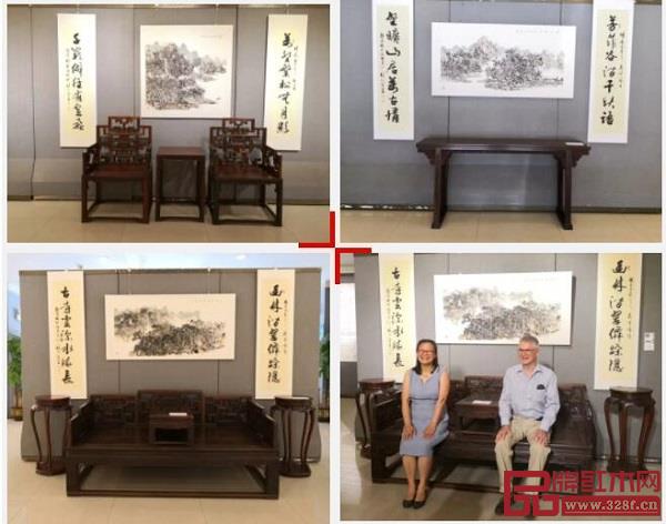 中堂对联诗书画展现场 中堂对联诗书画展现场