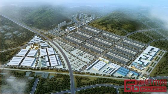 广东省云浮市新兴县红木产业园鸟瞰图(一期) 广东省云浮市新兴县红木产业园鸟瞰图(一期)