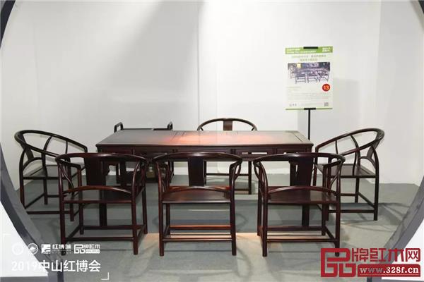 木缘红木 · 柬埔寨黑酸枝《明月茶台》 木缘红木 · 柬埔寨黑酸枝《明月茶台》