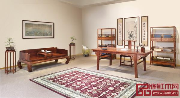大家之家林庆财大师作品《海南黄花梨书房系列》 大家之家林庆财大师作品《海南黄花梨书房系列》