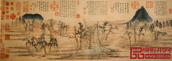 《鹊华秋色图》 《鹊华秋色图》