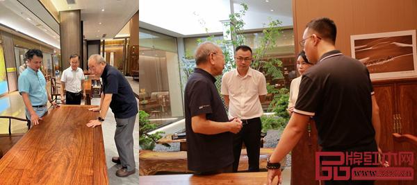 中山市红木古典家具学会理事会一行莅临雄业家具进行调研交流 中山市红木古典家具学会理事会一行莅临雄业家具进行调研交流