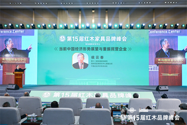 国务院发展研究中心原副主任、中国企业评价协会会长侯云春现场做主题分享 国务院发展研究中心原副主任、中国企业评价协会会长侯云春现场做主题分享